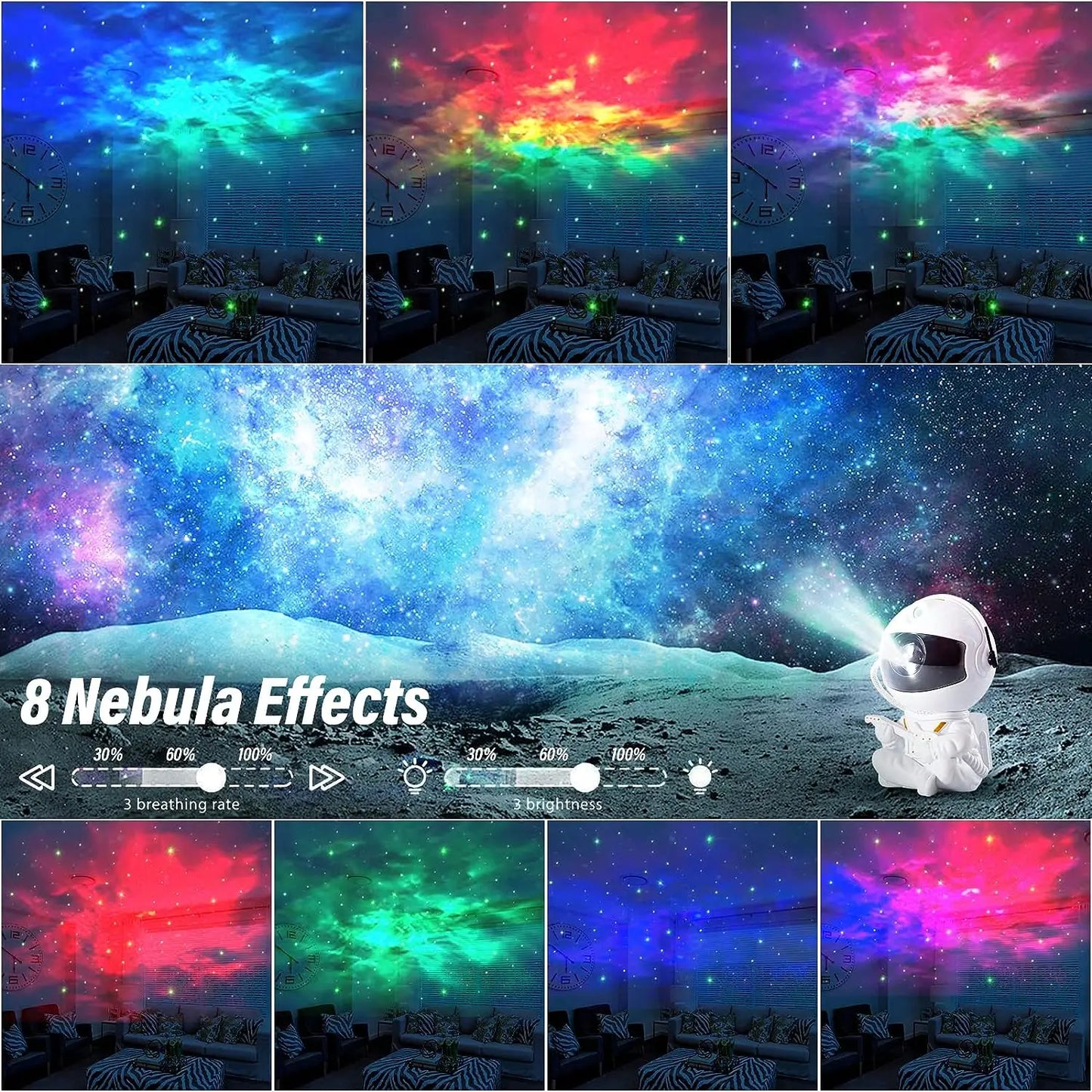 Astronaut Star Projector Galaxy Night Light Space Projector Starry