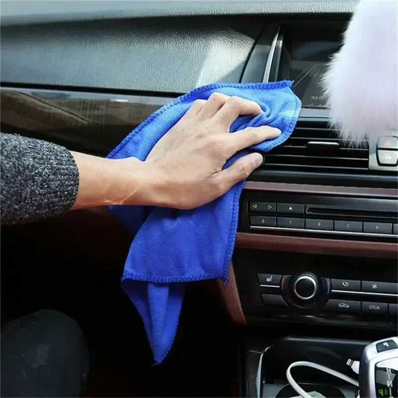 1-20Pcs Microfiber Towels Car Wash Drying Cloth Towel Household