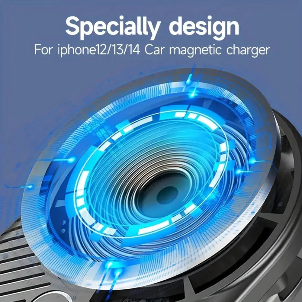 40W Magnetic Car Wireless Charger for macsafe iPhone 15 14 13 12 Pro