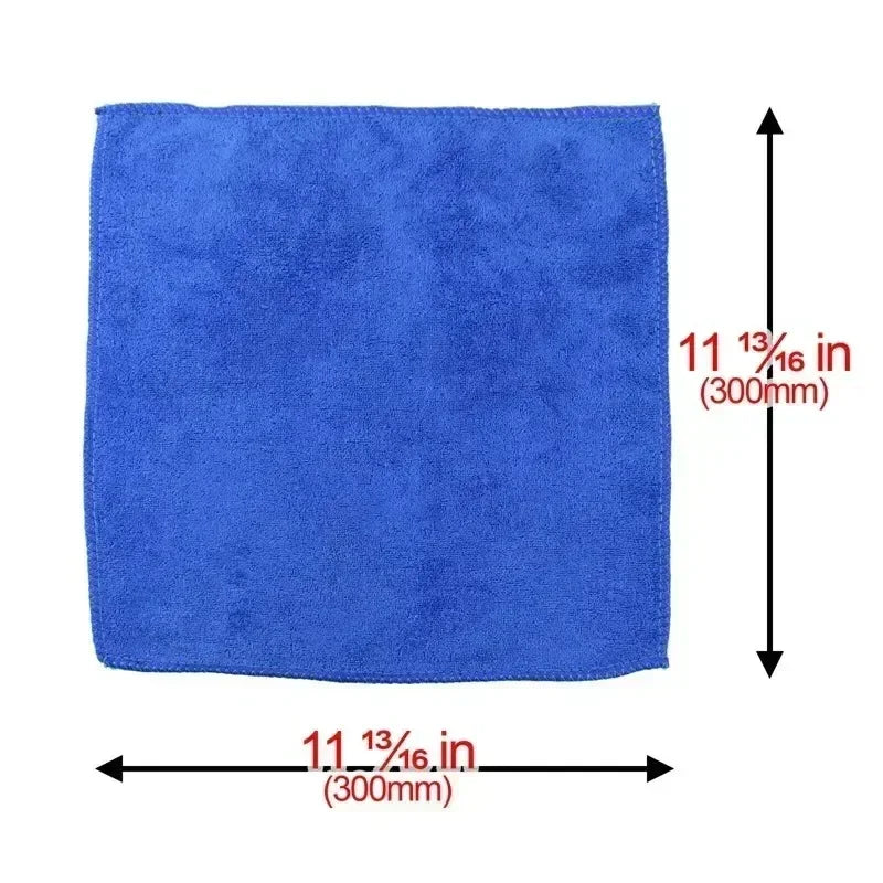 1-20Pcs Microfiber Towels Car Wash Drying Cloth Towel Household